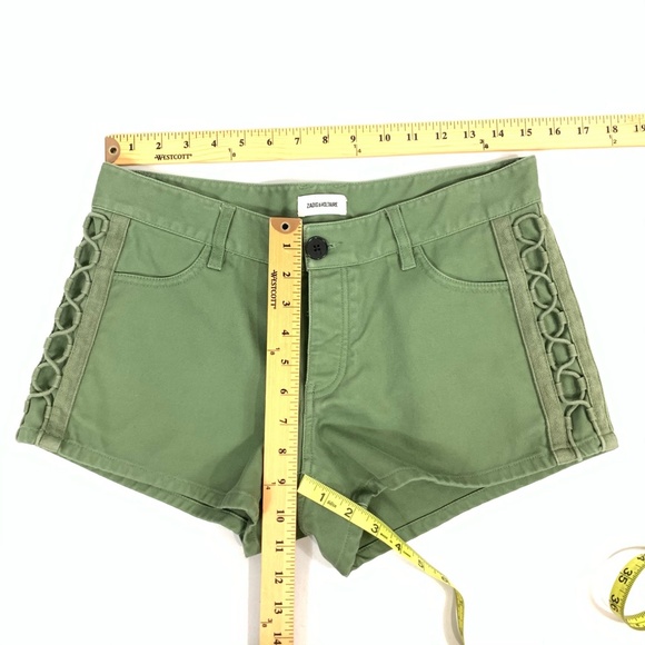 ZADIG & VOLTAIRE Suzan 2.5" Button-Fly Mini Shorts - Picture 6 of 6